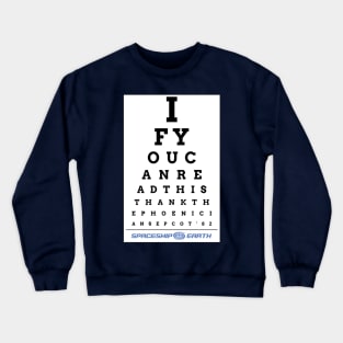 Epcot Eye Chart Crewneck Sweatshirt